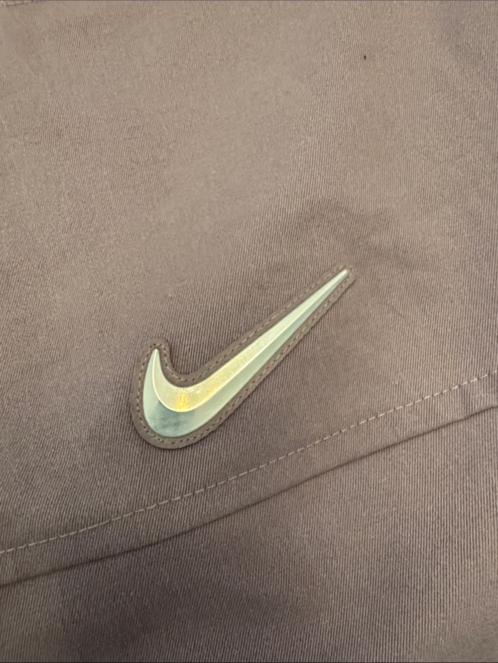Nike Lavender Jogger Pants with White Swoosh - Picture 3 of 4